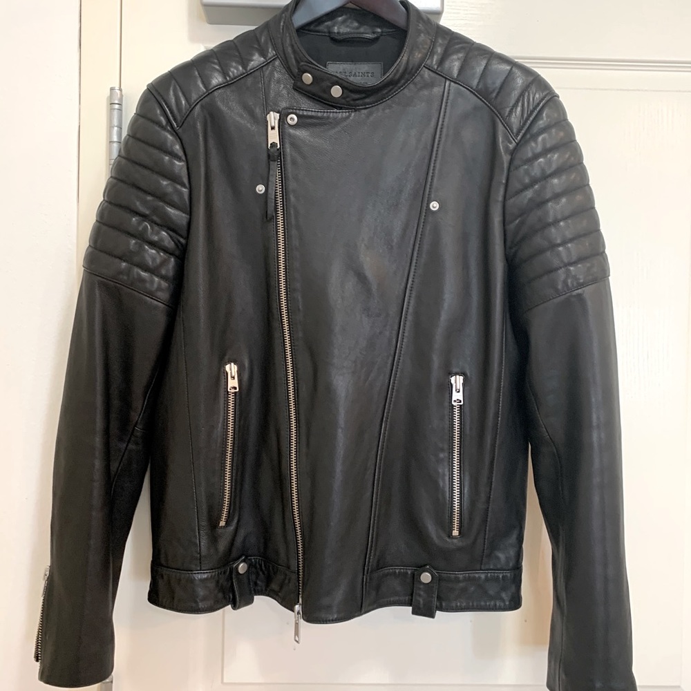 All Saints moto jacket.